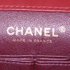 Chanel Editions Limitées bag worn on the shoulder or carried in the hand in burgundy leather and black quilted leather - Detail D3 thumbnail