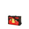 Louis Vuitton Petite Malle shoulder bag in red epi leather and black leather - 00pp thumbnail