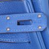 Hermes Birkin Shoulder bag worn on the shoulder or carried in the hand in blue togo leather - Detail D4 thumbnail
