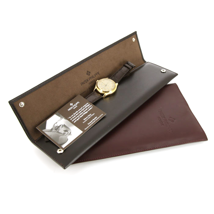 Patek Philippe Complicated Watches watch in yellow gold Ref: 5035 Circa 2000 - Detail D3