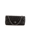 Chanel  East West bag worn on the shoulder or carried in the hand  in black quilted grained leather - 360 thumbnail