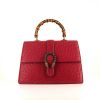 Gucci Dionysus handbag in pink ostrich leather - 360 thumbnail