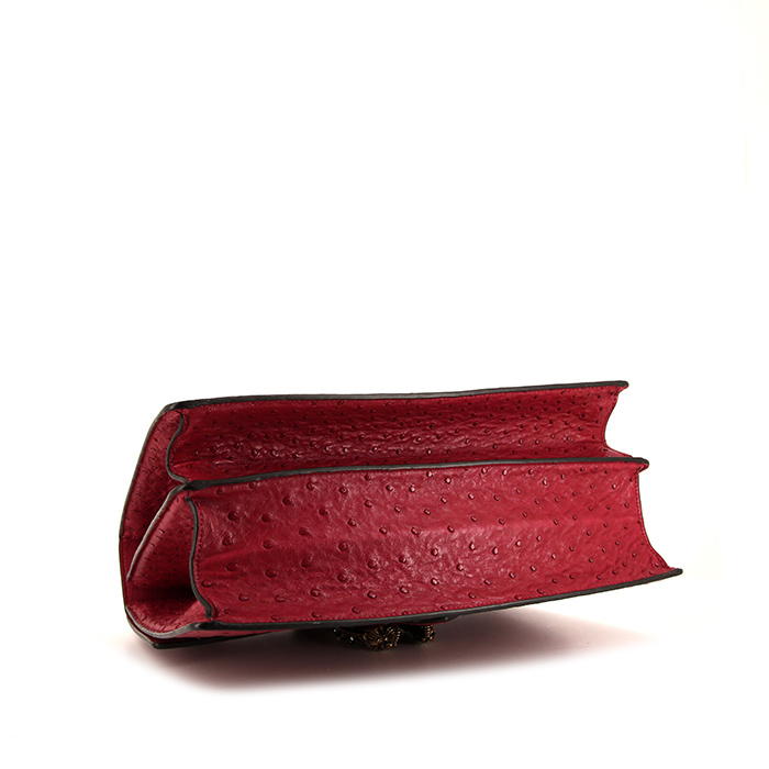 Sac à main Gucci Dionysus en autruche rose - Detail D5