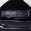 Chanel Timeless jumbo handbag in black patent quilted leather - Detail D3 thumbnail