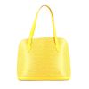 Bolso de mano Louis Vuitton Lussac en cuero Epi amarillo - 360 thumbnail