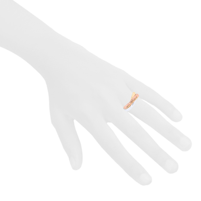Bague Cartier Trinity moyen modèle en 3 ors, taille 52 - Detail D1