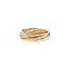 Cartier Trinity Semainier ring in yellow gold,  pink gold and white gold, size 52 - 00pp thumbnail