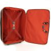 Louis Vuitton Pegase soft suitcase in ebene damier canvas and brown ebene - Detail D2 thumbnail