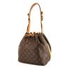 Louis Vuitton petit Noé handbag in brown monogram canvas and natural leather - 00pp thumbnail