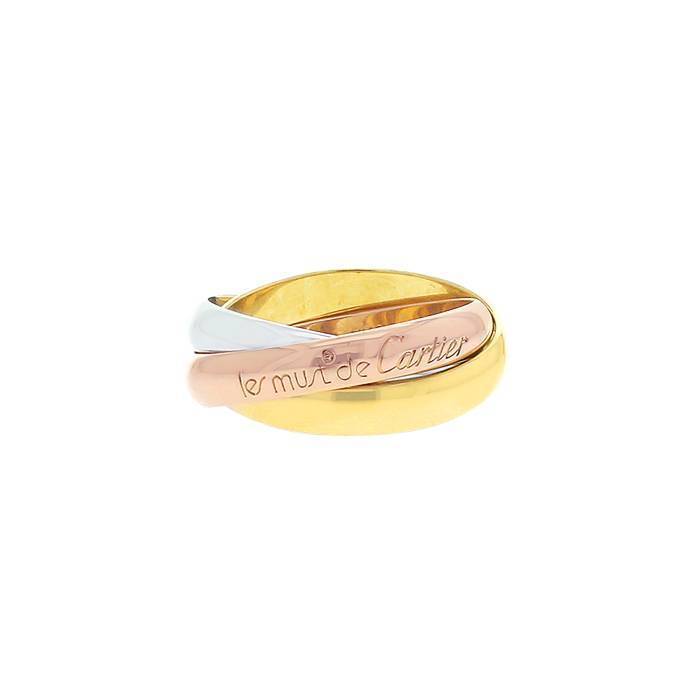 Cartier Trinity medium model ring in 3 golds, size 50 - 00pp