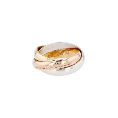 Cartier Trinity ring from the ‘Les Must de Cartier’ collection, medium size, in three-tone gold