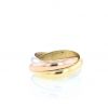 Cartier Trinity vintage medium model ring in 3 golds - 360 thumbnail