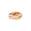 Bague Cartier Trinity "les Must de Cartier" moyen modèle en 3 ors, taille 50 - 00pp thumbnail