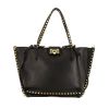 Valentino Rockstud handbag in black grained leather - 360 thumbnail