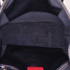 Bolso de mano Valentino Rockstud en cuero granulado negro - Detail D3 thumbnail