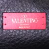 Borsa Valentino Rockstud in pelle martellata nera decorazioni con borchie - Detail D4 thumbnail