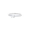 Tiffany & Co Novo solitaire ring in platinium and diamonds - 00pp thumbnail