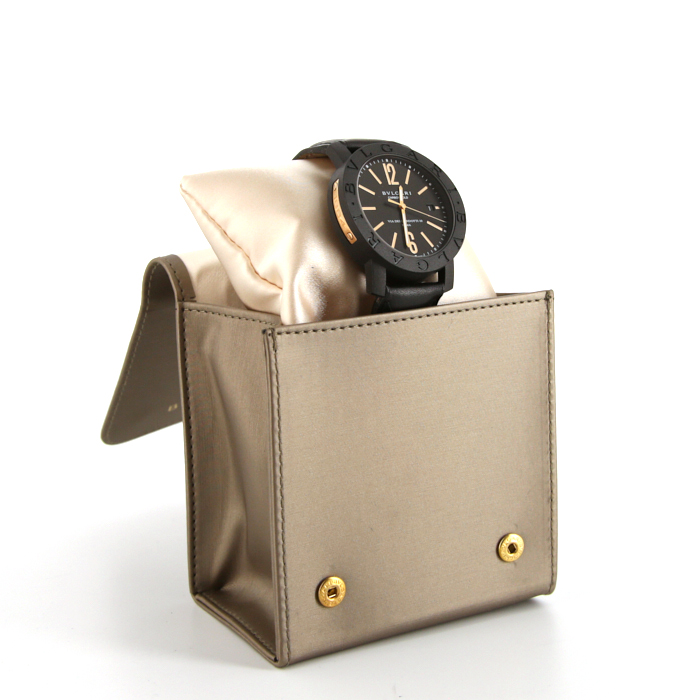 Montre Bulgari en carbone Ref :  BB40LL Vers  2000 - Detail D3