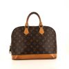 Louis Vuitton Alma small model handbag in brown monogram canvas and natural leather - 360 thumbnail