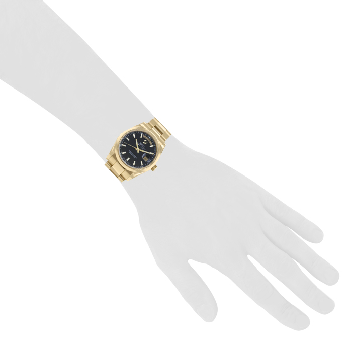 Reloj Rolex Day-Date de oro amarillo Ref :  118208 Circa  2007 - Detail D1