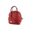 Burberry Orchad handbag in red grained leather - 00pp thumbnail