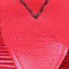 Louis Vuitton Keepall 60 cm travel bag in red epi leather - Detail D3 thumbnail