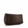 Sac à main Louis Vuitton Speedy 35 en toile monogram marron et cuir naturel - Detail D4 thumbnail