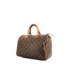 Louis Vuitton Speedy 30 handbag in brown monogram canvas and natural leather - 00pp thumbnail