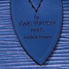 Borsa da viaggio Louis Vuitton Keepall 45 in pelle Epi blu - Detail D3 thumbnail