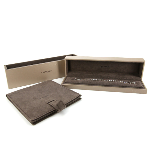 Brazalete Chaumet Frise en oro blanco y diamantes - Detail D2