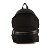 Saint Laurent City backpack in black canvas and black leather - 360 thumbnail