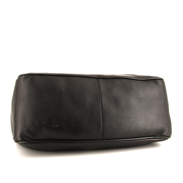 Celine Boogie handbag in black leather - Detail D4