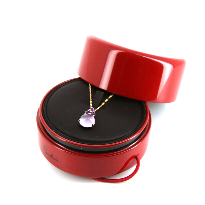 Collana Pomellato Luna in oro rosa e ametista - Detail D2