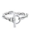 Bracciale Hermes Chaine d'Ancre modello medio in argento - 00pp thumbnail