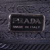 Prada Bowling handbag in silver leather and burgundy patent leather - Detail D3 thumbnail