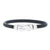 Fred Chance Infinie large model bracelet in white gold and leather - 00pp thumbnail