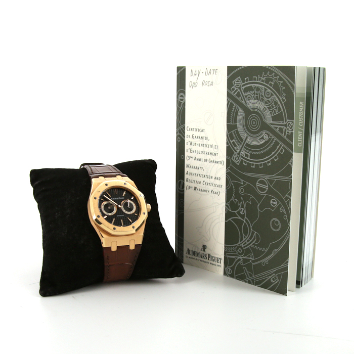 Reloj Audemars Piguet Royal Oak Calendar de oro rosa Ref :  Audpig - 26330 Circa  2011 - Detail D2