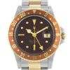 Rolex GMT-Master watch in gold and stainless steel Ref:  1675 Circa  1975 - 00pp thumbnail