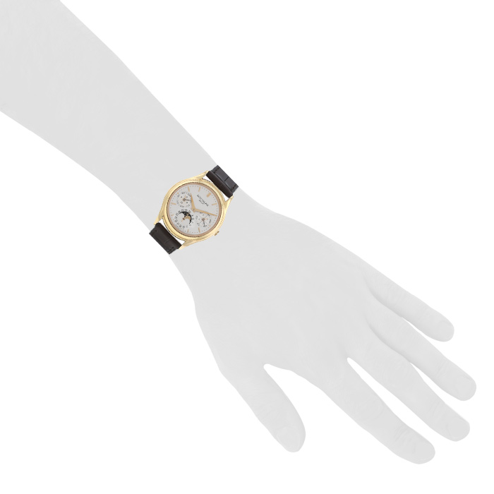 Patek Philippe Grande Complication watch in pink gold Ref:  3940 Circa  1998 - Detail D2