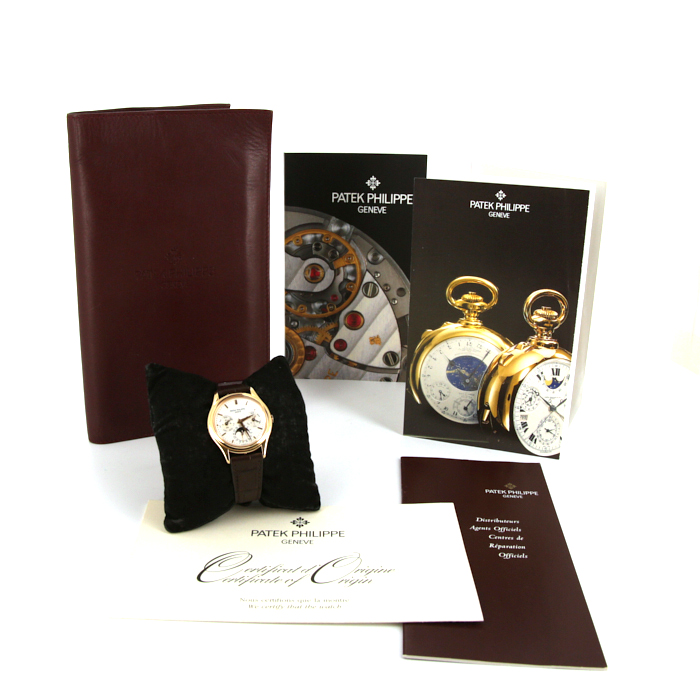 Patek Philippe Grande Complication watch in pink gold Ref:  3940 Circa  1998 - Detail D3