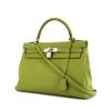 Hermes Kelly 32 cm handbag in anise green togo leather - 00pp thumbnail