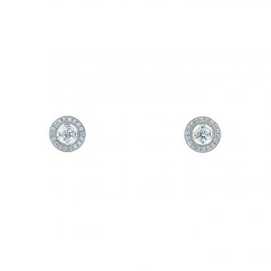 Ava Boucheron small earrings in white gold and diamonds