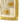 Mithé Espelt, baguier "Byzance", en terre estampée et émaillée, verre cristallisé et or craquelé, des années 1968 - Detail D3 thumbnail