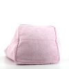 Chanel Shopping shopping bag in pink terry fabric - Detail D4 thumbnail