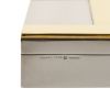 Hermès, Rare ensemble de la série “H” comprenant une boîte et un briquet de table, en métal nickelé et plaqué or, signé, du début des années 1980 - Detail D2 thumbnail