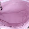 Shopping bag Chanel Tote in tela rosa e nera - Detail D2 thumbnail