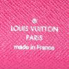 Portefeuille Louis Vuitton Totem Linea en cuir épi blanc et fuschia - Detail D3 thumbnail