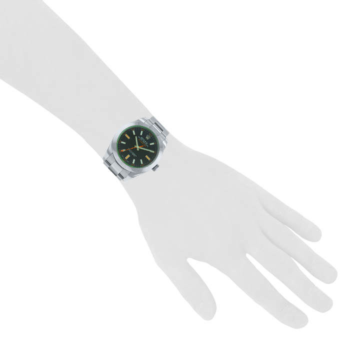 Orologio Rolex Milgauss in acciaio Ref :  116400 Circa  2010 - Detail D1