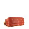 Louis Vuitton Calvi shoulder bag in red logo canvas and natural leather - Detail D4 thumbnail
