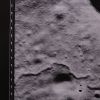 NASA, Mission Lunar Orbiter, photographie de l'observation zénithale du sol lunaire: "LUNAR ORBITER V-129H", de 1967, tirage argentique d'époque - Detail D2 thumbnail